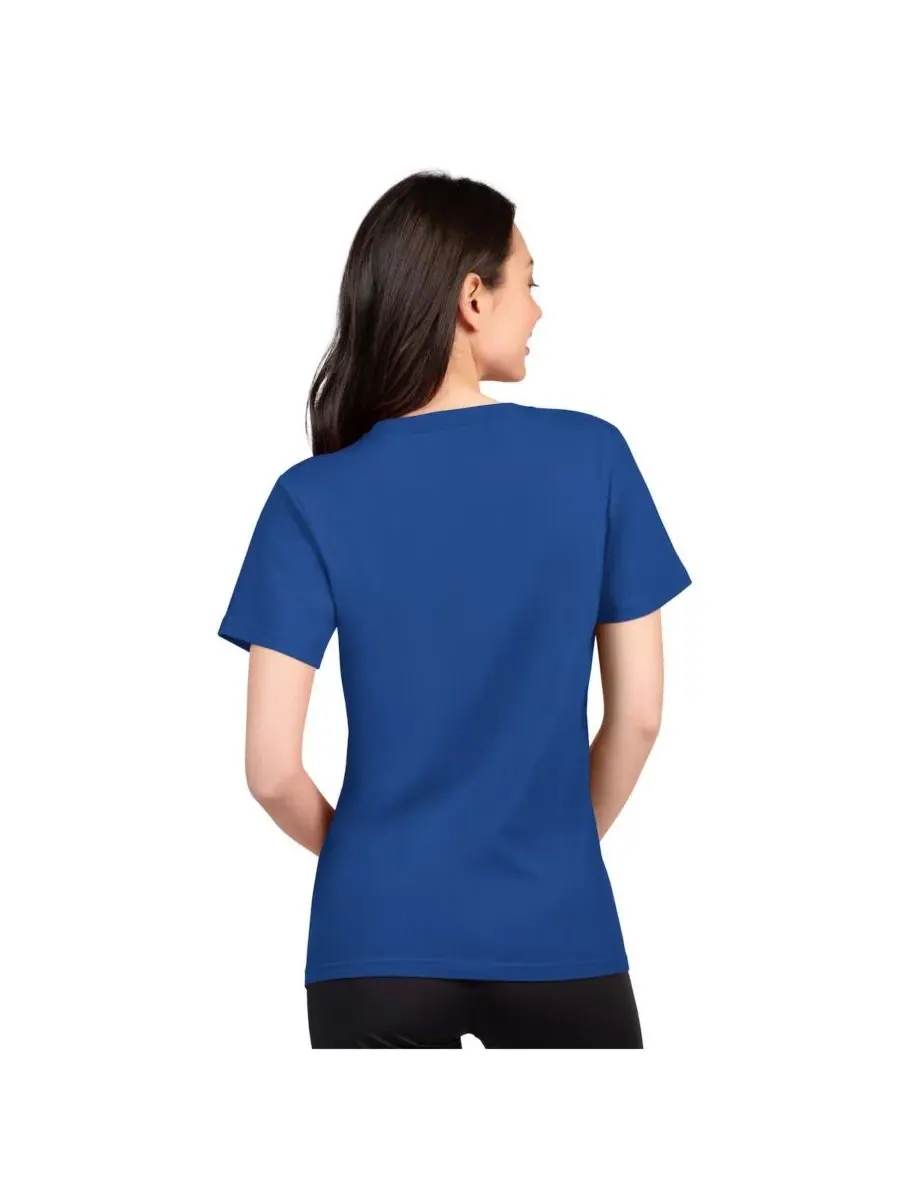 Женская футболка Royal New York Giants Super-Slim Lightweight Winning Crew G-III 4Her by Carl Banks — изображение 2 из 2