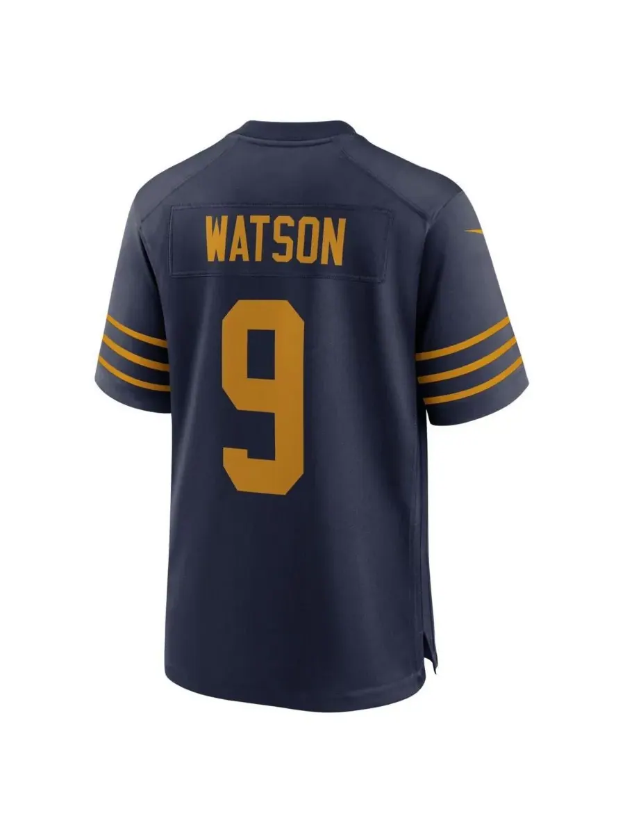 Nike Мужская темно-синяя игровая майка Кристиана Уотсона команды Green Bay Packers, классическая — изображение 3 из 3