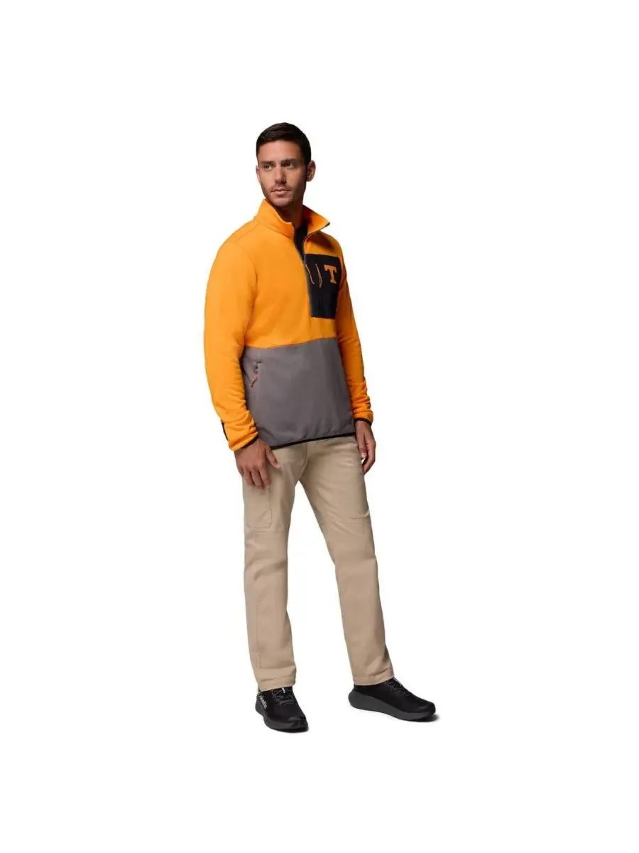 Columbia Мужская толстовка Tennessee Orange/Gray Tennessee Volunteers Hike Omni-Wick Half-Zip — изображение 4 из 5