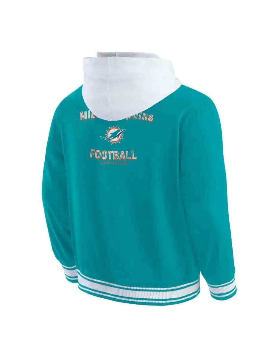 Fanatics Мужская толстовка с капюшоном на кнопках Darius Rucker Collection от Miami Dolphins цвета — изображение 3 из 3
