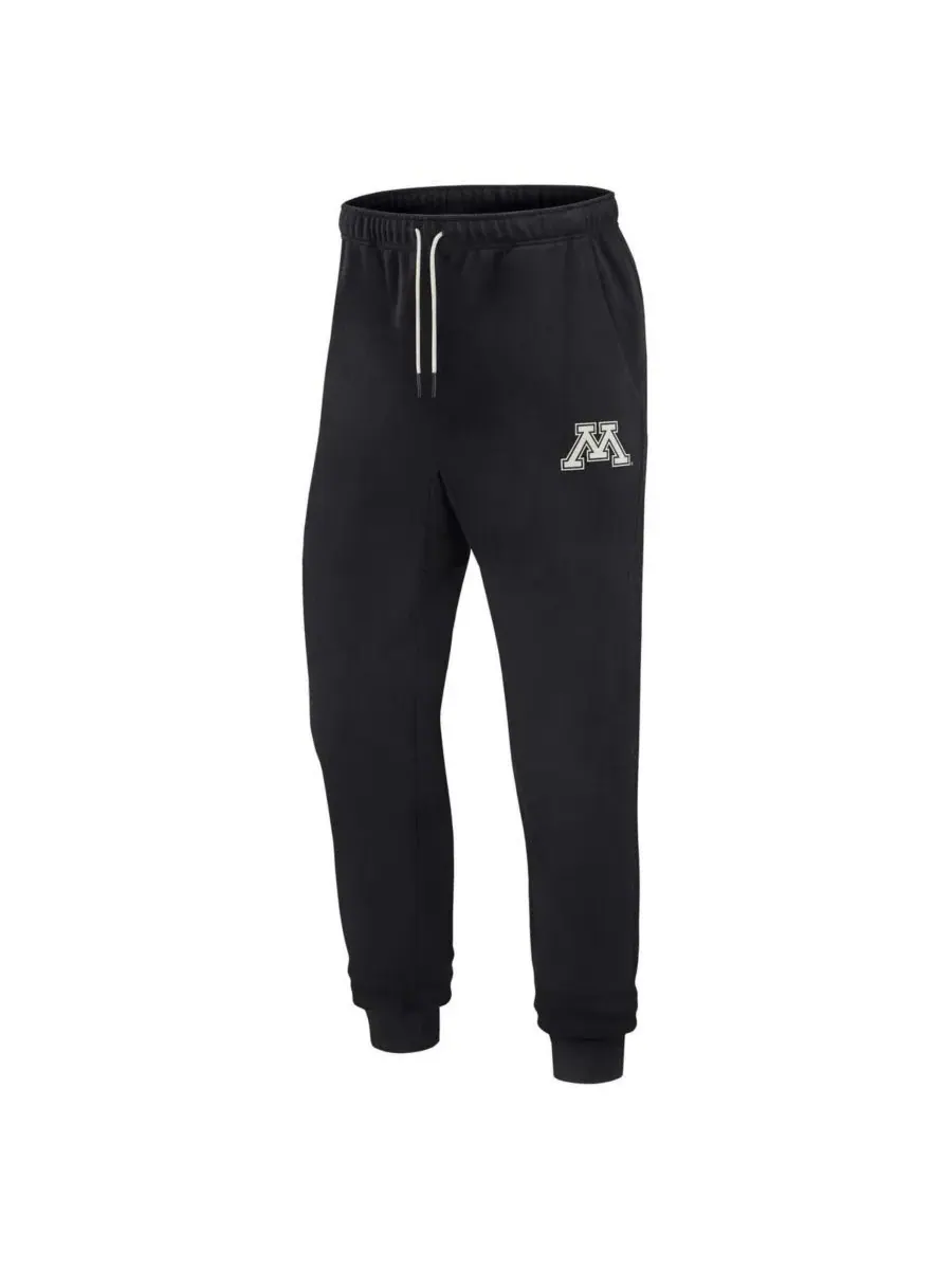 Fanatics Signature Мужские и женские черные спортивные брюки из супермягкого флиса с символикой — изображение 2 из 3, черный