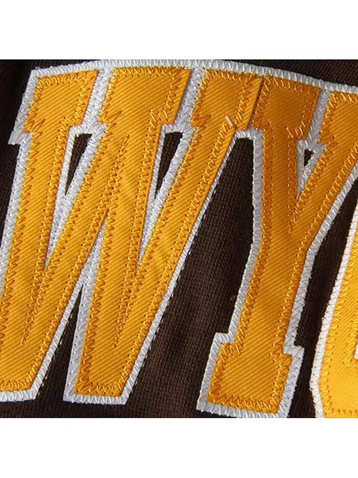 Женская коричневая толстовка с капюшоном и молнией с арочным названием Wyoming Cowboys Colosseum — изображение 2 из 2