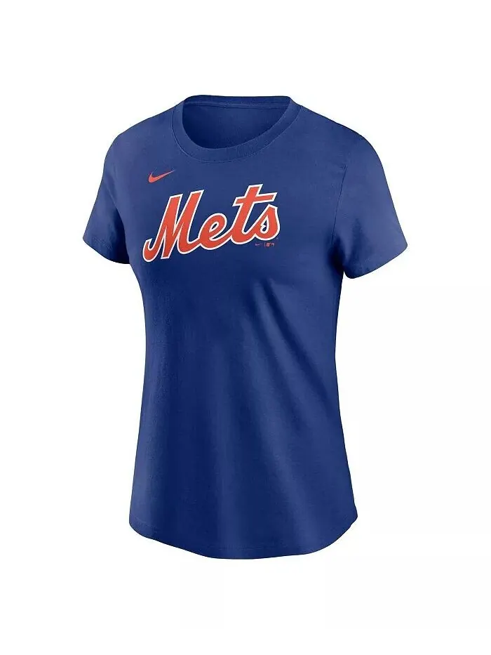 Женская футболка Juan Soto Royal New York Mets Fuse с именем и номером Nike — изображение 3 из 3