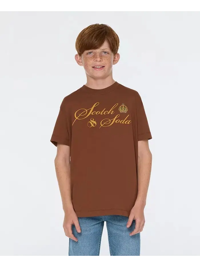 Футболка с коротким рукавом и рисунком Big Boys SCOTCH & SODA — изображение 1 из 6