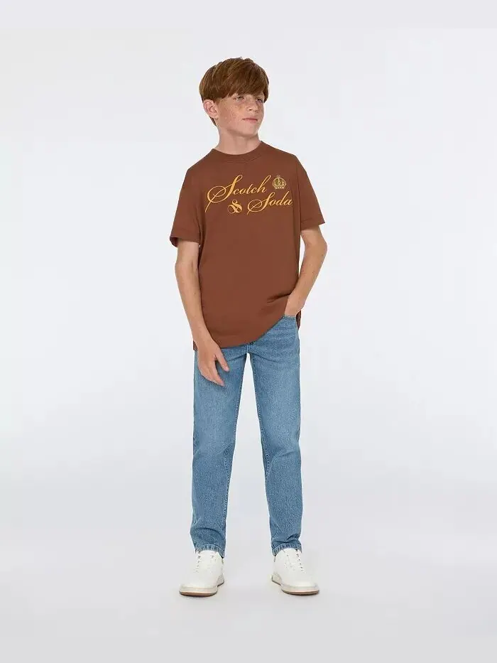Футболка с коротким рукавом и рисунком Big Boys SCOTCH & SODA — изображение 2 из 6