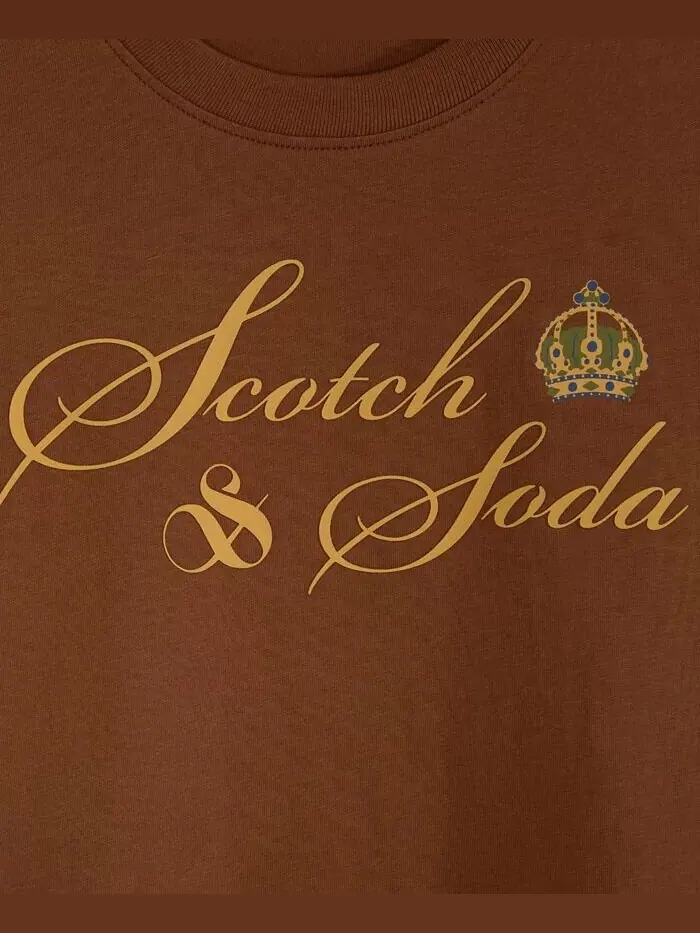 Футболка с коротким рукавом и рисунком Big Boys SCOTCH & SODA — изображение 4 из 6