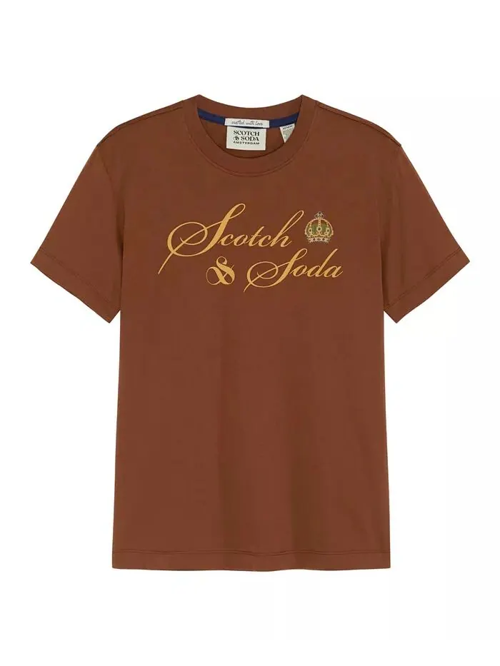 Футболка с коротким рукавом и рисунком Big Boys SCOTCH & SODA — изображение 5 из 6