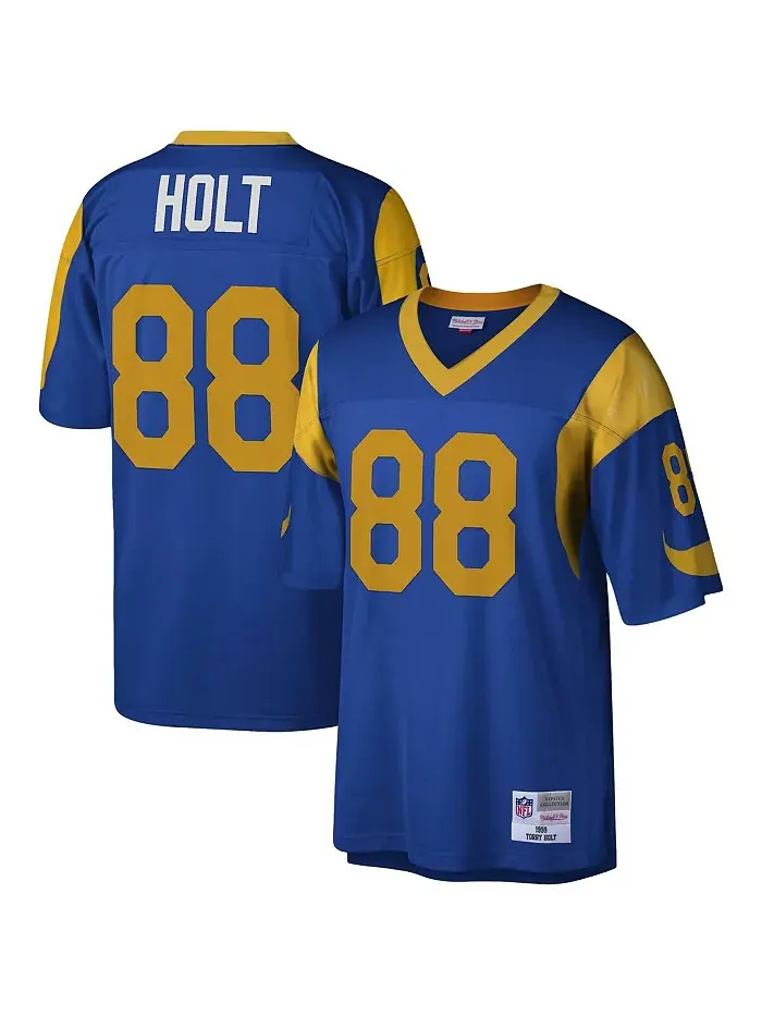 Мужская реплика джерси Torry Holt Los Angeles Rams 1999 Legacy в королевском цвете Mitchell & Ness — изображение 1 из 3