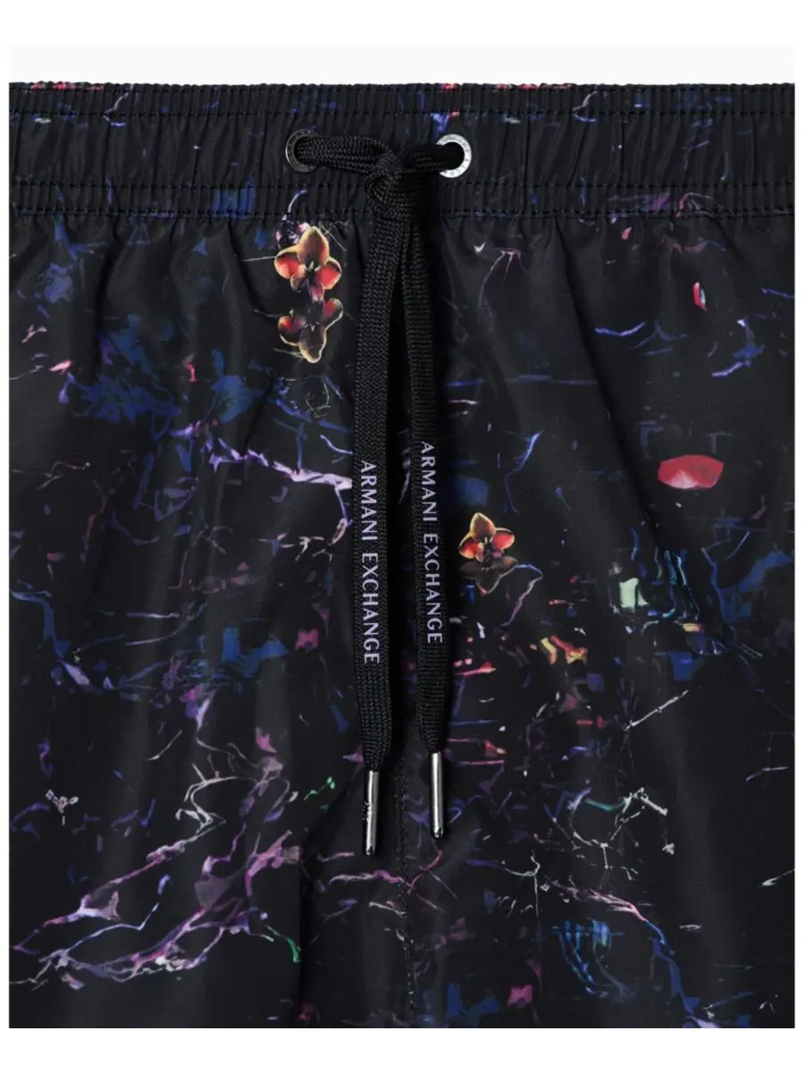 Мужские плавки с цветочным принтом A|X Armani Exchange, Flower Print — изображение 3 из 4