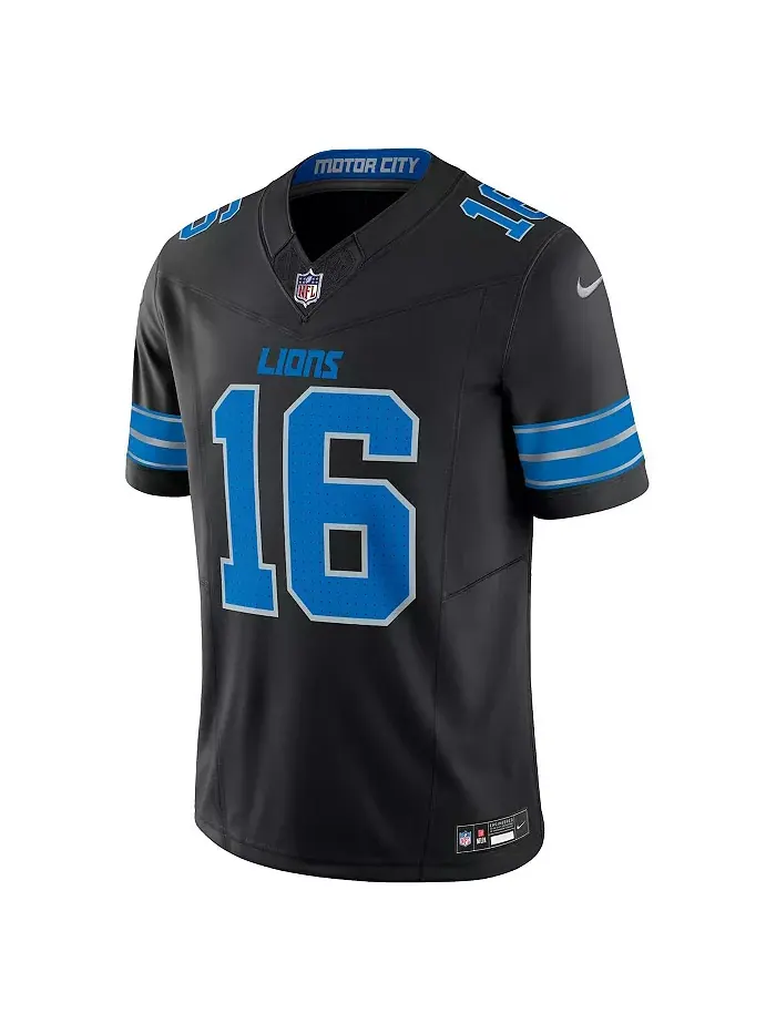 Мужская черная джерси Detroit Lions Vapor F.U.S.E. Limited Джареда Гоффа Nike — изображение 2 из 3