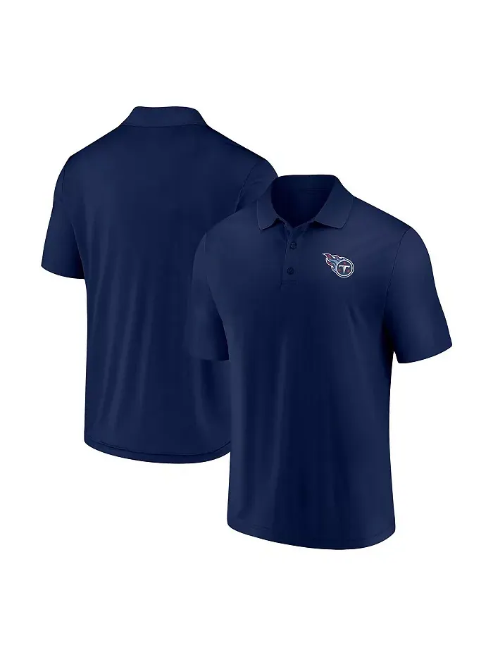 Мужская поло Tennessee Titans в синем цвете Fanatics — изображение 1 из 3