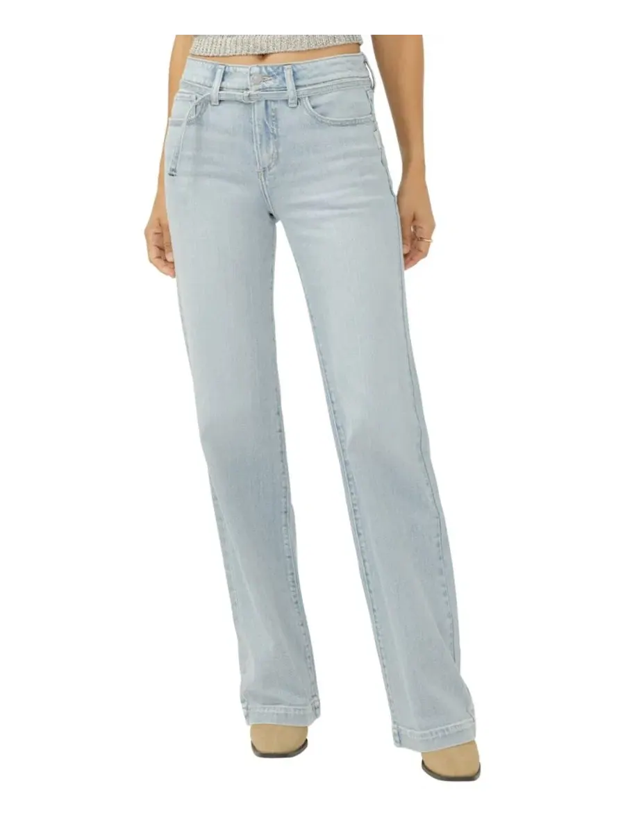 Женские джинсы-брюки Avery с высокой посадкой Silver Jeans Co. — изображение 1 из 4