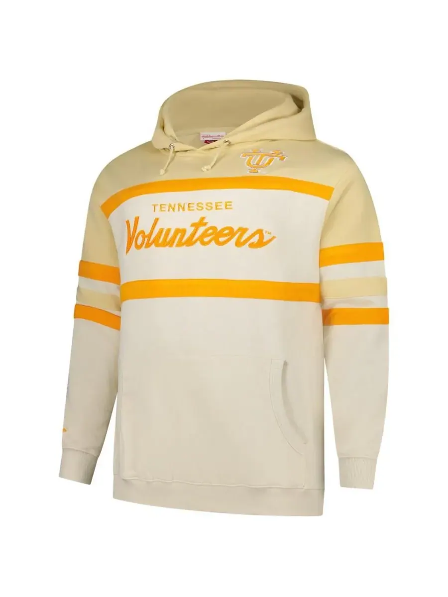 Mitchell & Ness Мужская кремовая толстовка с капюшоном "Tennessee Volunteers Big Tall Head Coach" — изображение 3 из 3
