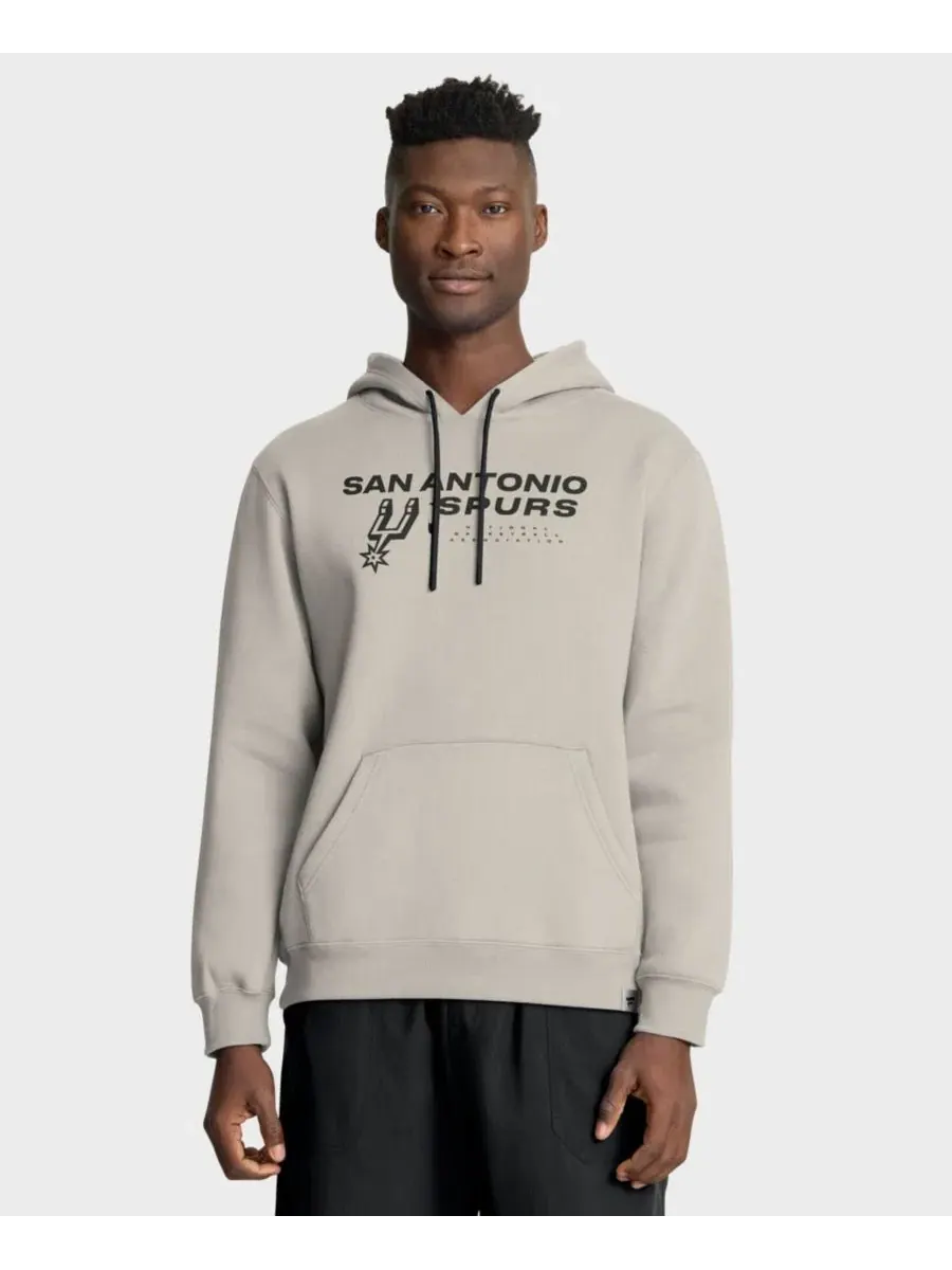 Худи с капюшоном San Antonio Spurs Blocked Shot Premium Pullover Hoodie Fanatics — изображение 1 из 5, бежевый