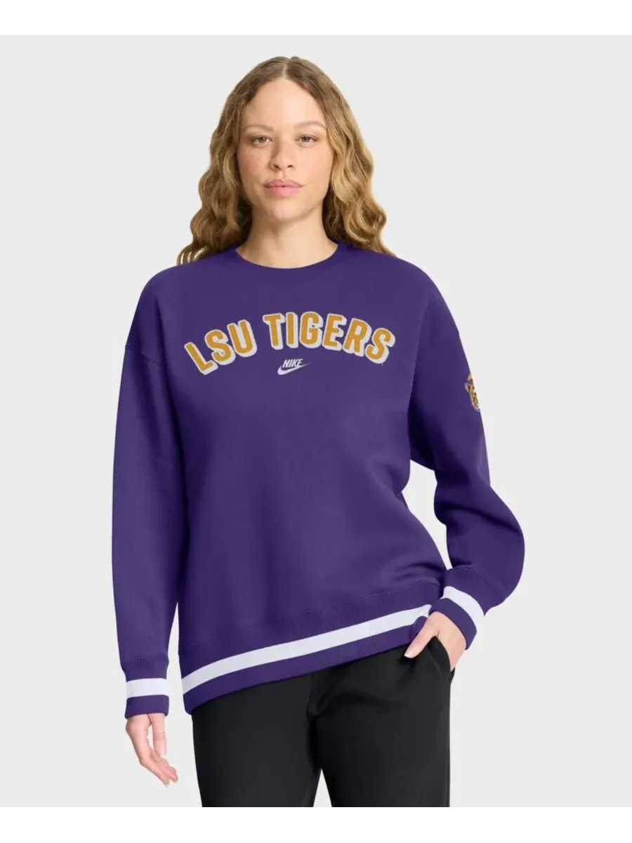 Свитшот Nike Legacy Phoenix Oversized, женский — изображение 1 из 3, фиолетовый