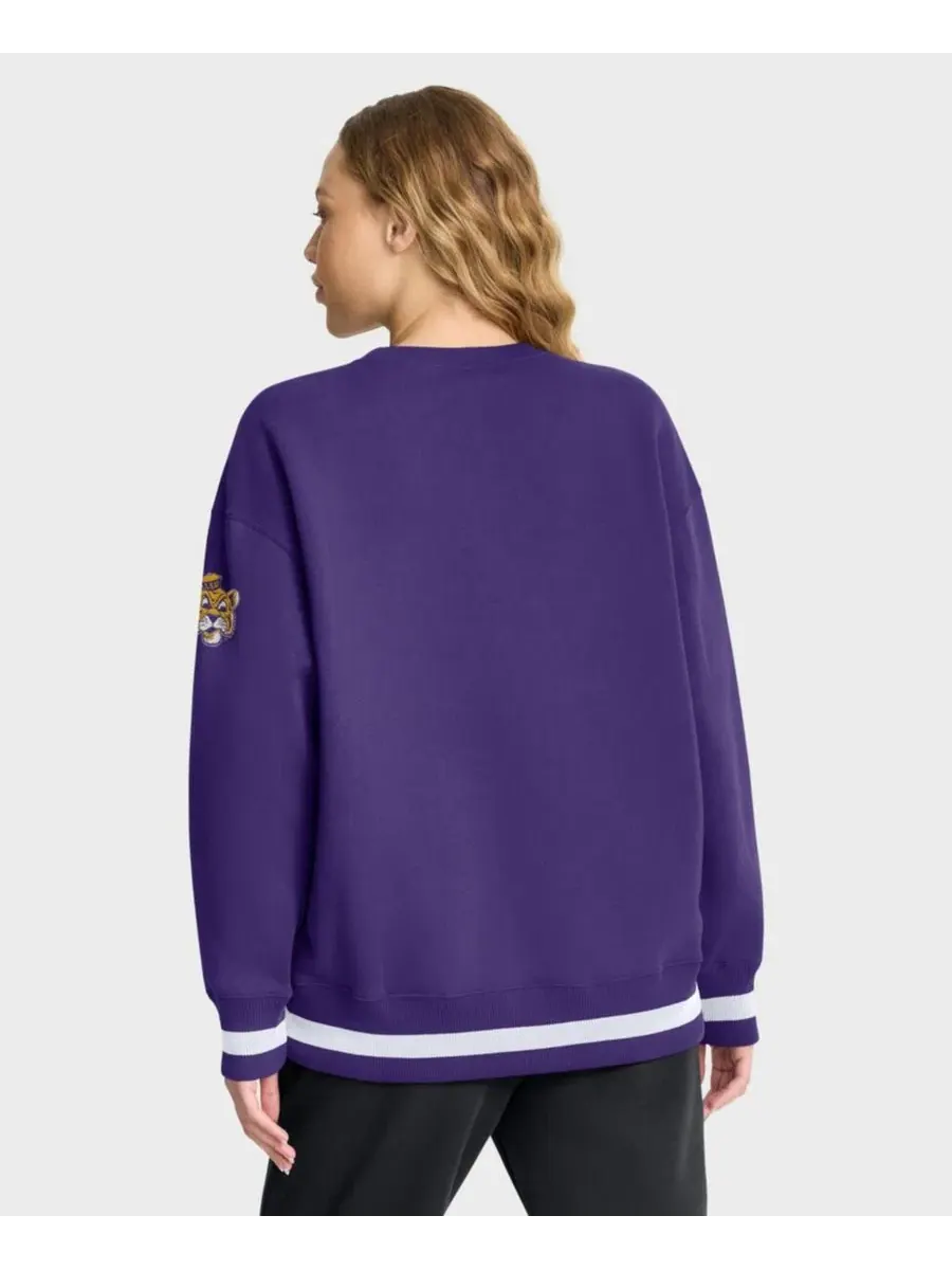 Свитшот Nike Legacy Phoenix Oversized, женский — изображение 3 из 3, фиолетовый