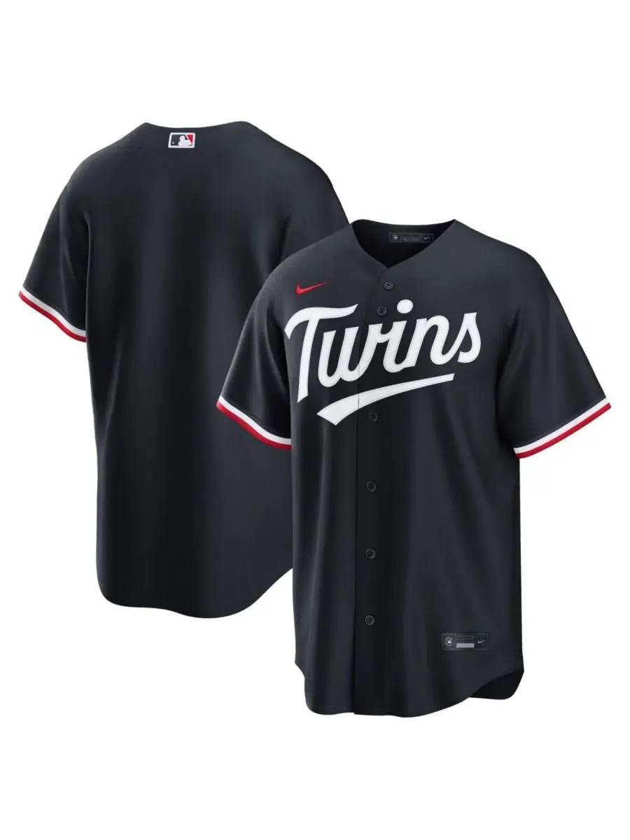 Мужская реплика джерси Minnesota Twins Alternate 2 Nike — изображение 1 из 3, темно-синий
