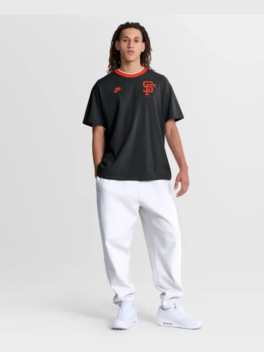 Футболка-кольцо с коротким рукавом, с принтом Cooperstown Collection Nike — изображение 5 из 5, черный
