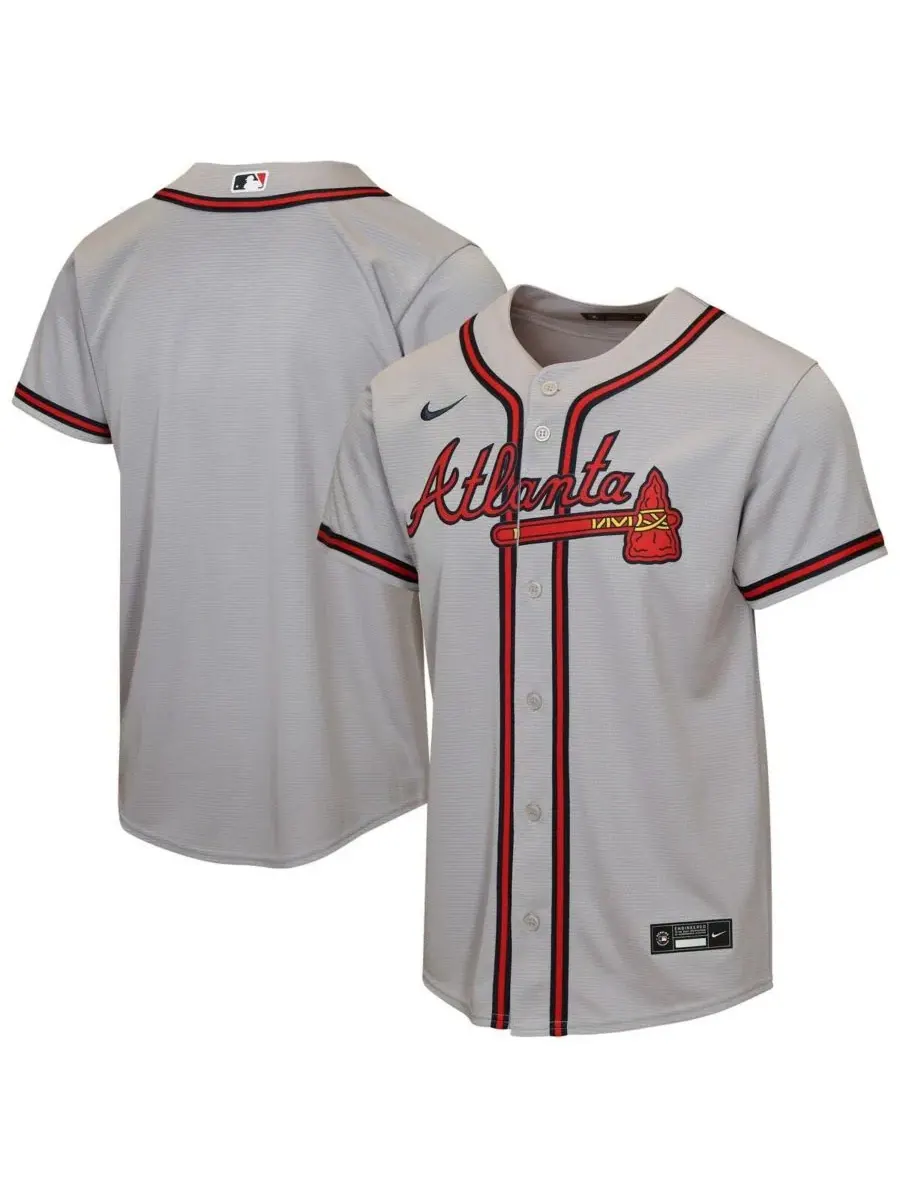 Бейсбольная джерси Nike Atlanta Braves Road Replica