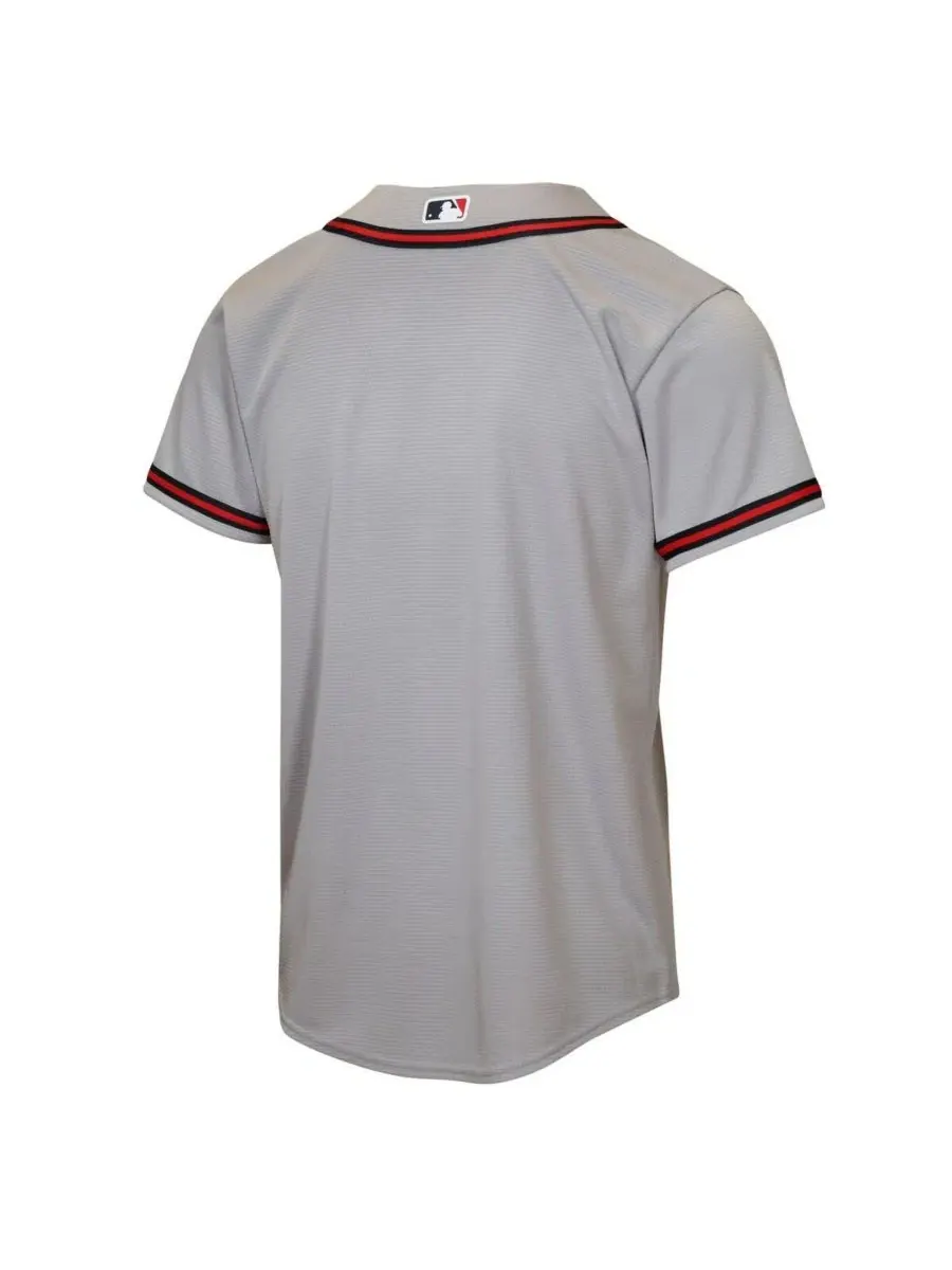 Бейсбольная джерси Nike Atlanta Braves Road Replica — изображение 3 из 3, серый