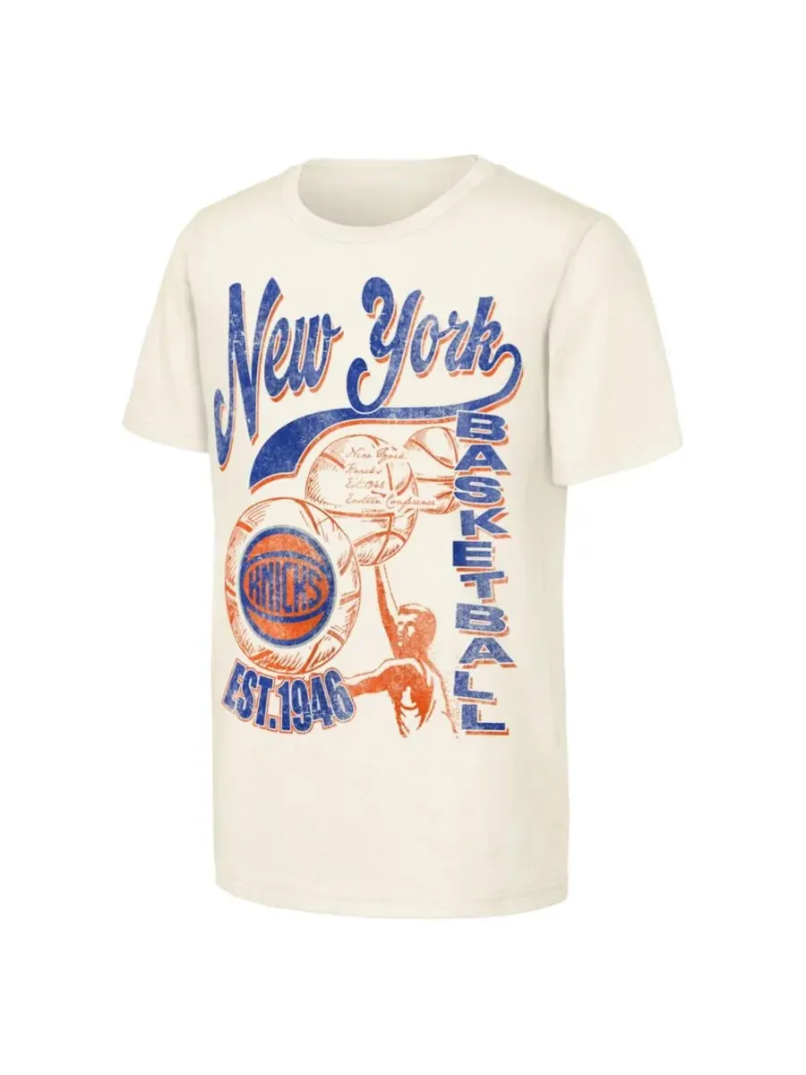 Футболка с принтом Ticket Stub New York Knicks Outerstuff — изображение 1 из 1, прозрачный