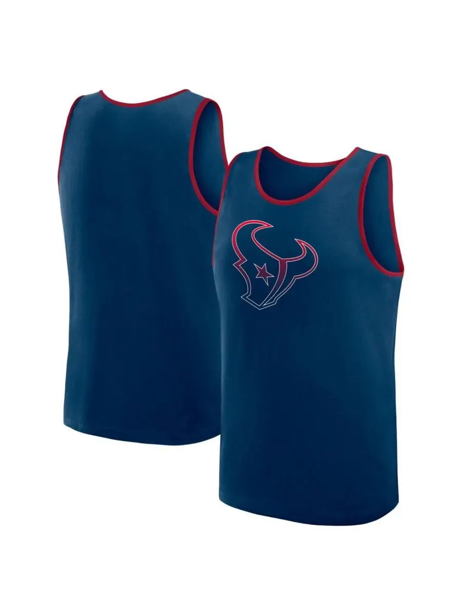 Logo Athletic Мужская темно-синяя майка Houston Texans Unmatched Success — изображение 1 из 3, темно-синий
