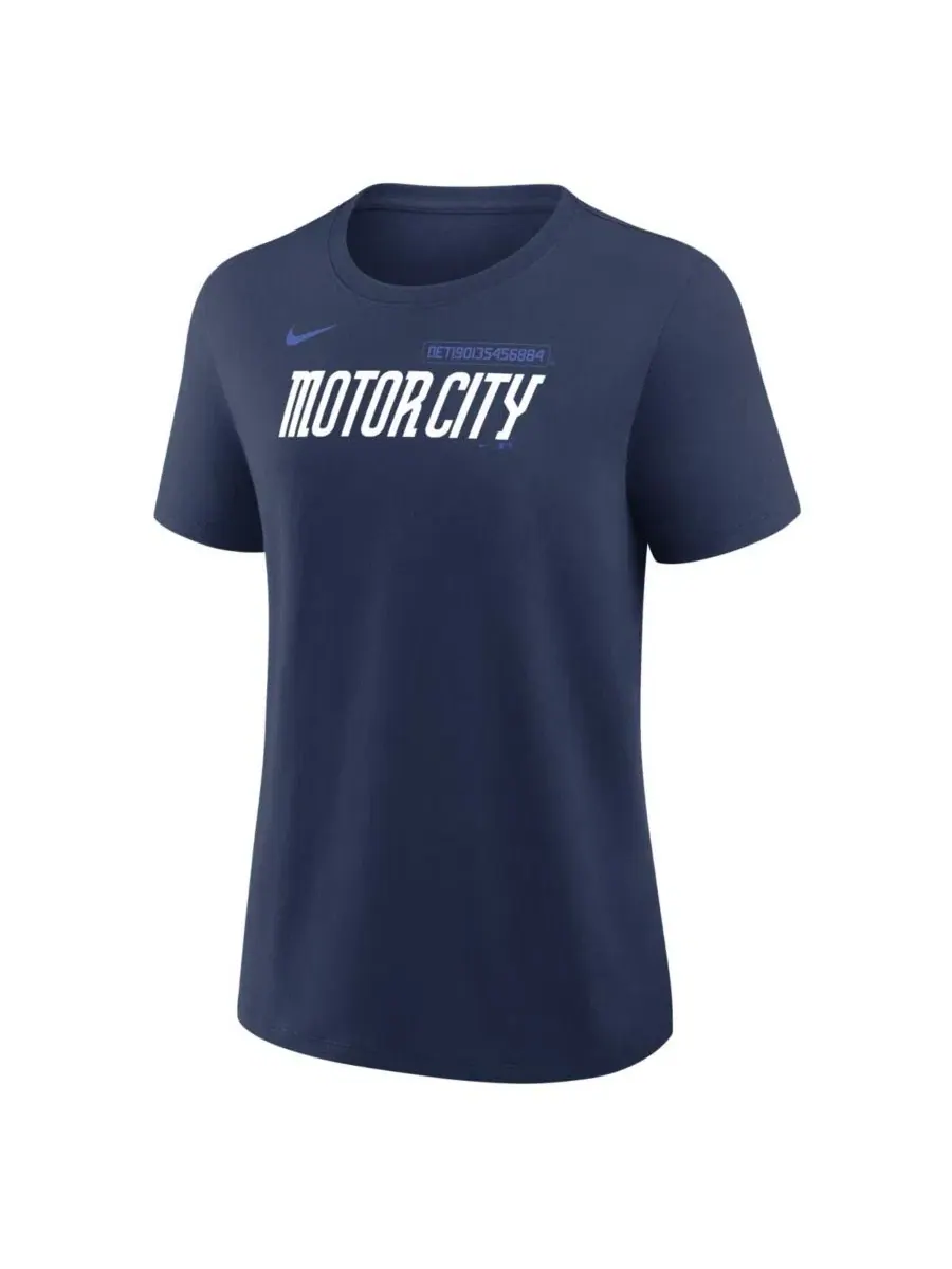 Футболка с длинным рукавом Tarik Skubal City Connect Name & Number Nike — изображение 2 из 3, темно-синий