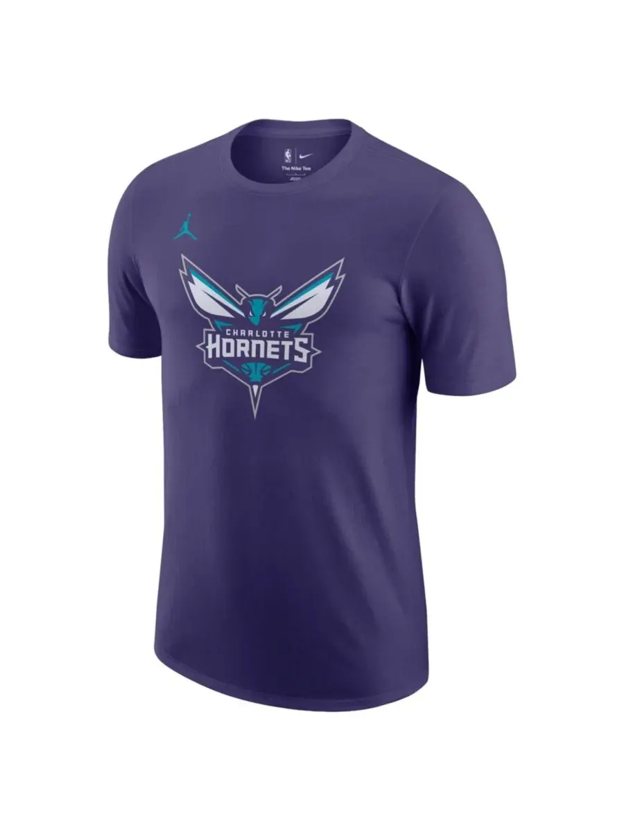 Футболка Nike с принтом Charlotte Hornets — изображение 2 из 3, фиолетовый