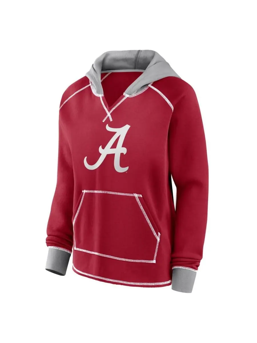 Fanatics Женская толстовка с капюшоном Crimson Alabama Crimson Tide больших размеров — изображение 1 из 1, красный