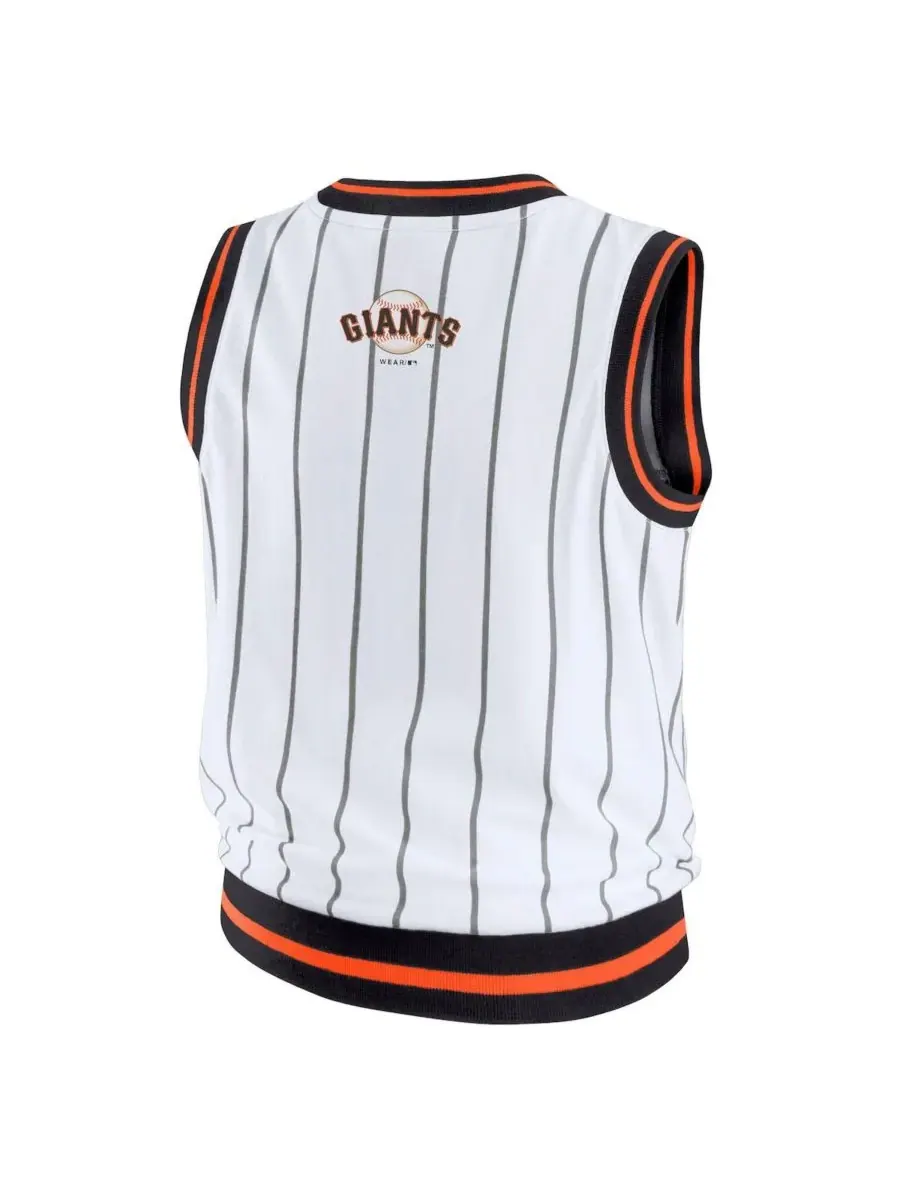 WEAR by Erin Andrews Женская белая спортивная майка San Francisco Giants — изображение 3 из 3, белый