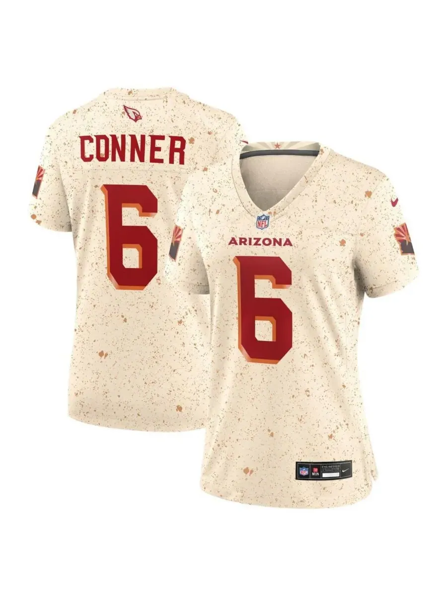 Женская игровая футболка James Conner Natural Arizona Cardinals из коллекции Rivalries 2025 года — изображение 1 из 4
