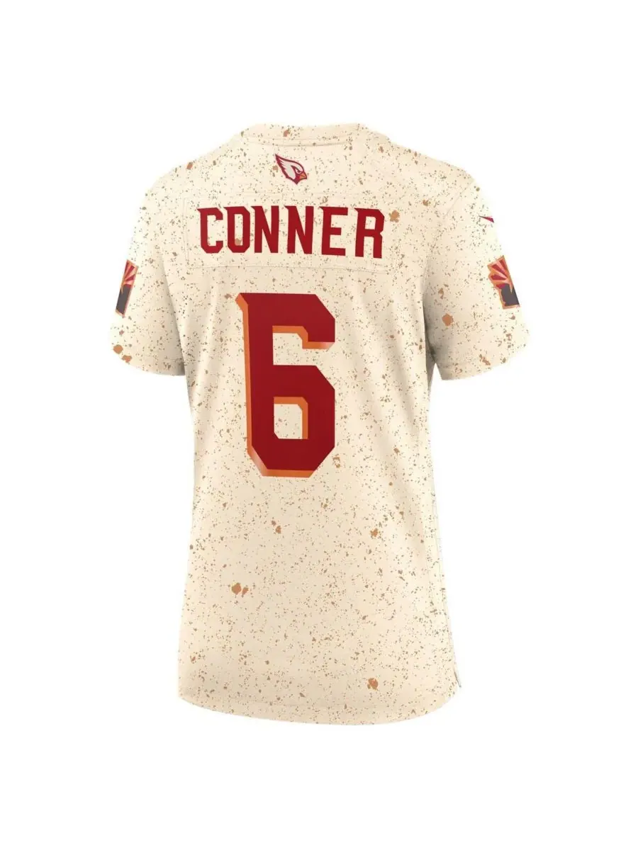 Женская игровая футболка James Conner Natural Arizona Cardinals из коллекции Rivalries 2025 года — изображение 3 из 4