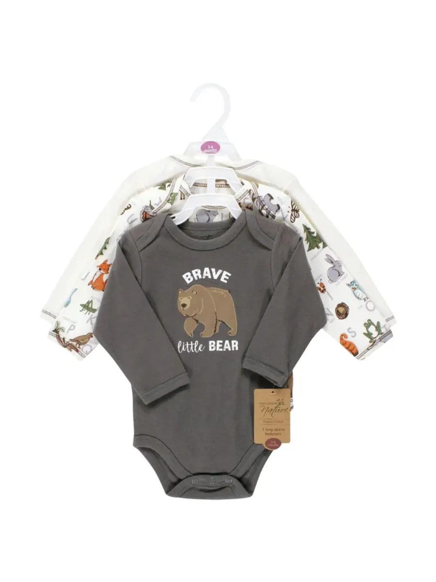 Комплект боди с длинным рукавом Boy Woodland Alphabet Touched by Nature, Boy Woodland Alphabet — изображение 5 из 5
