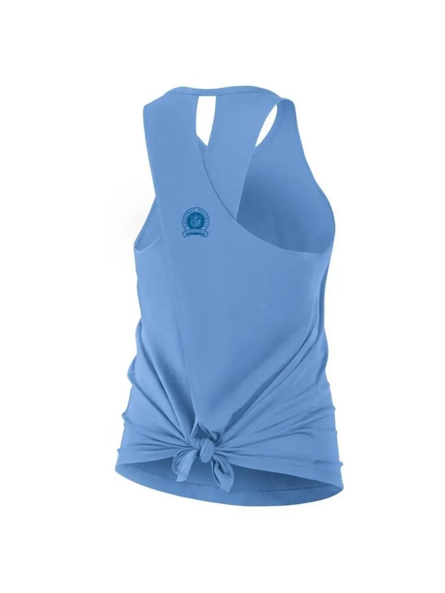 Nike Женская майка-топ Los Angeles Chargers Glory Criscross Performance Tank Top нежно-голубого — изображение 4 из 4, синий
