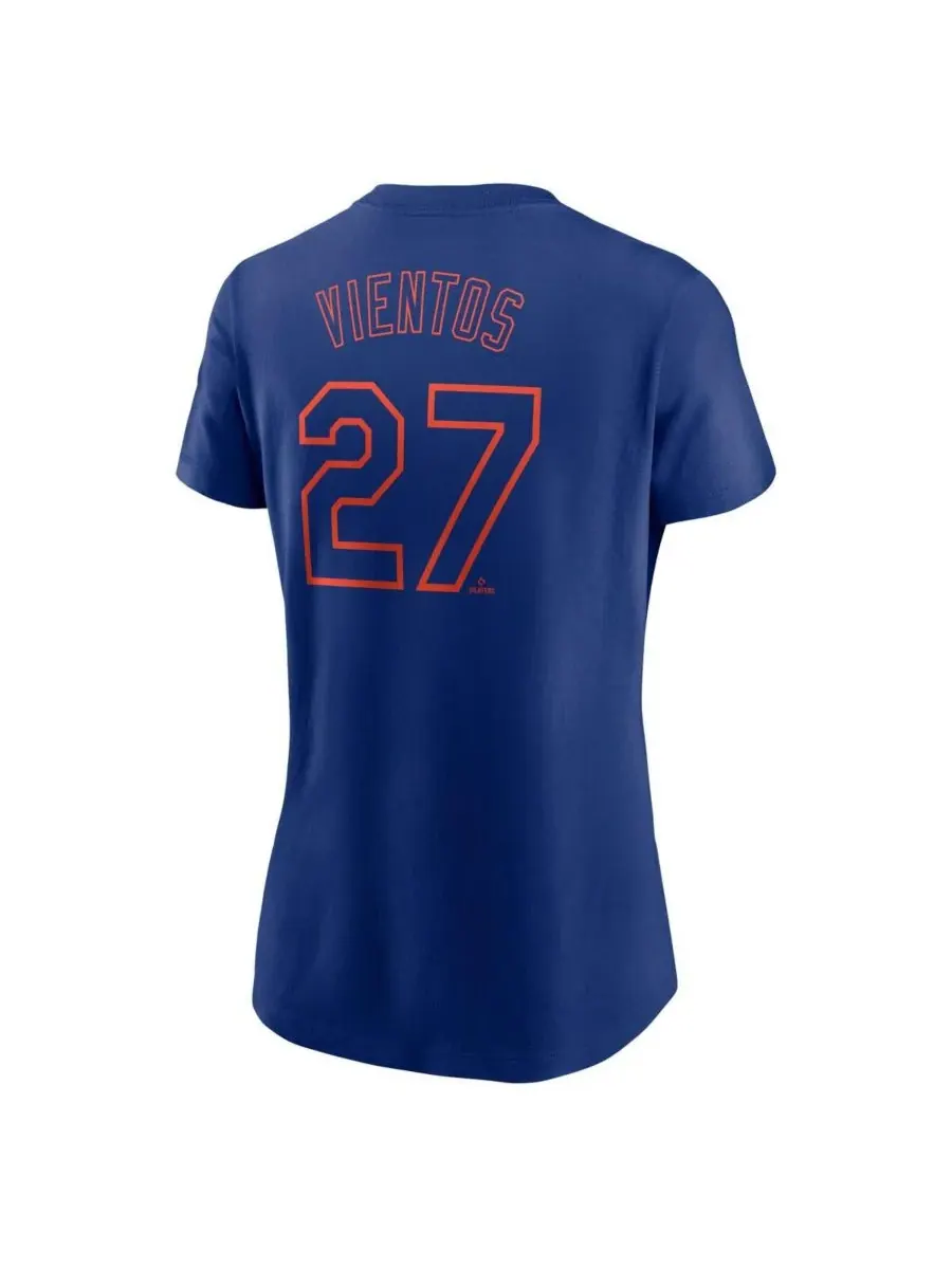 Женская футболка Mark Vientos Royal New York Mets Fuse с номером и фамилией Nike — изображение 2 из 3, королевский