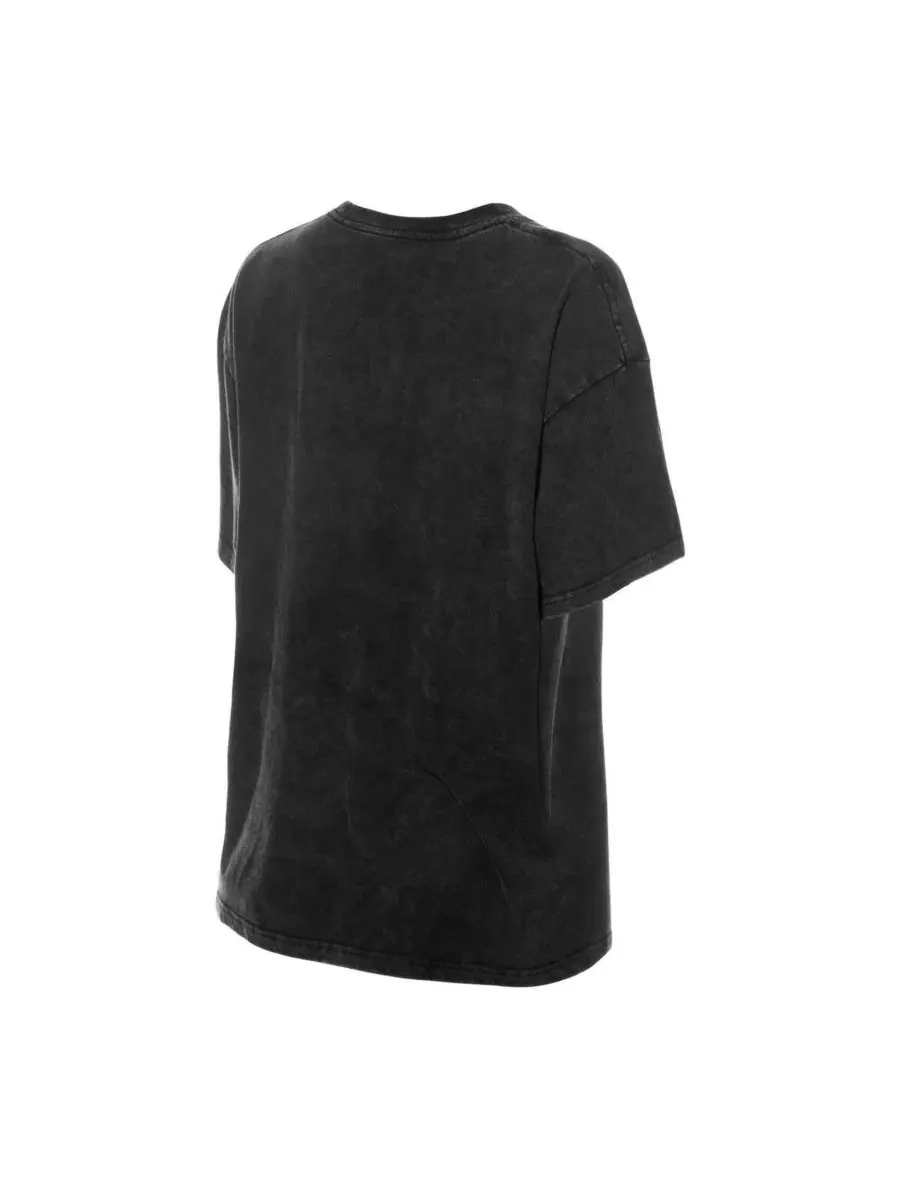 Женская черная футболка Boston Celtics Throwback Mineral Wash Oversized New Era — изображение 3 из 4, черный