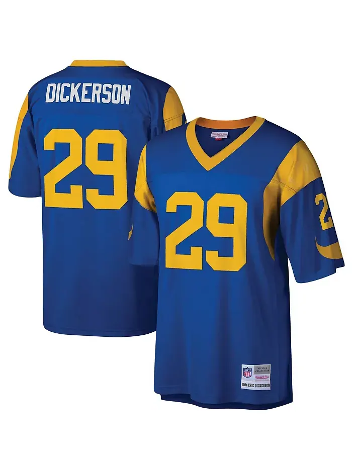 Мужская реплика джерси Los Angeles Rams Legacy Эрика Дикерсона в королевском цвете Mitchell & Ness — изображение 1 из 3