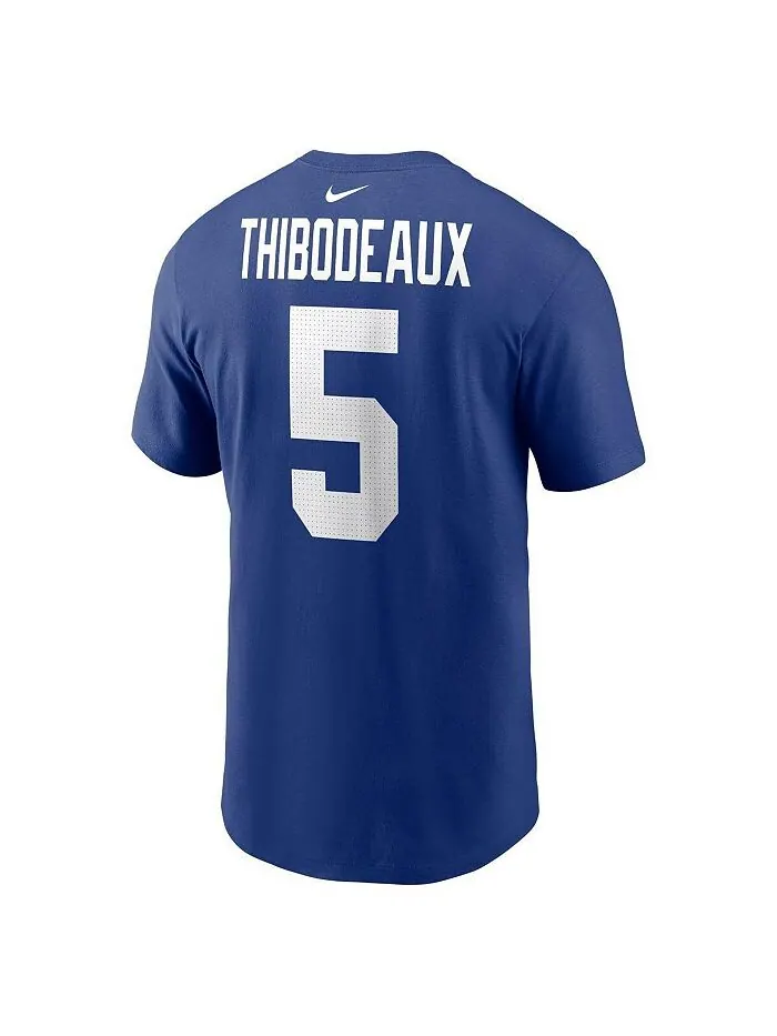 Мужская футболка Kayvon Thibodeaux Royal New York Giants с именем и номером игрока Nike — изображение 3 из 3, королевский