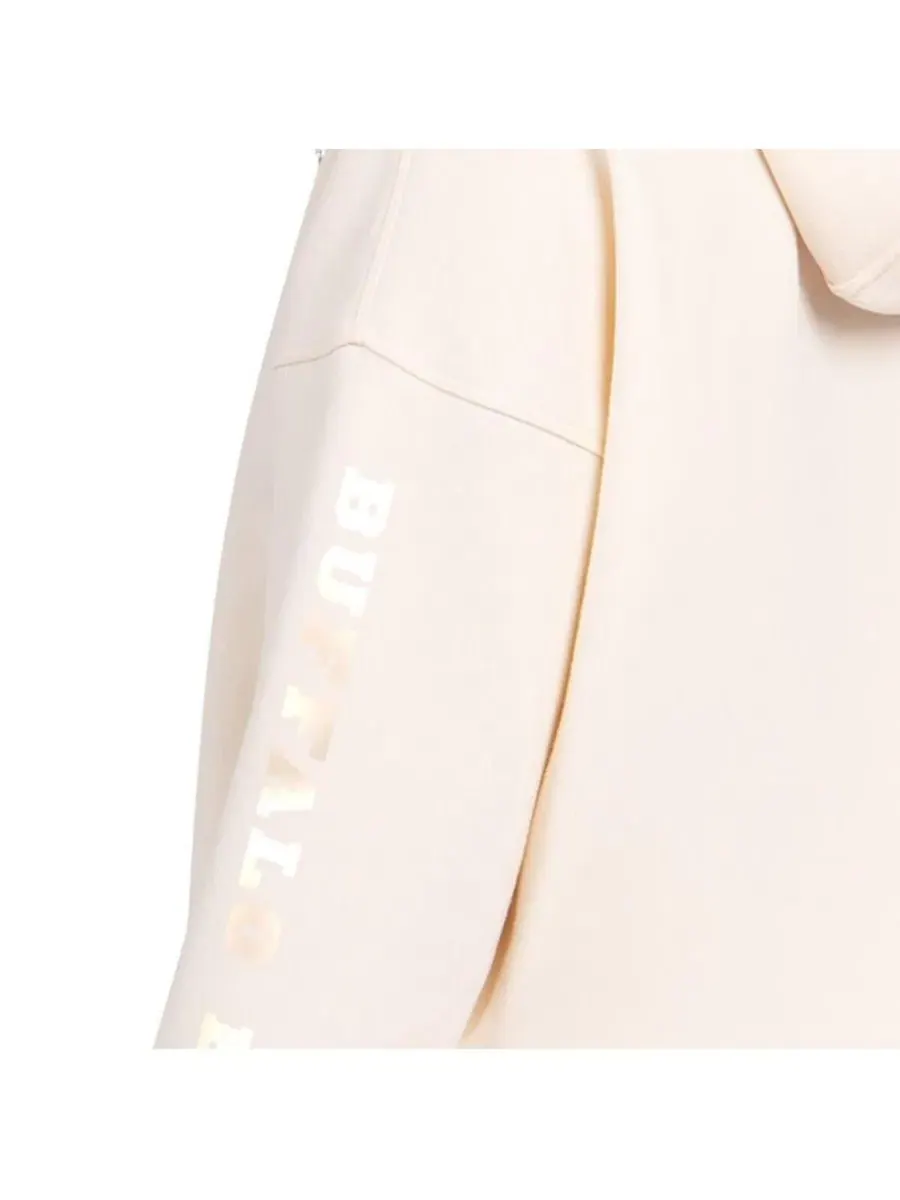Женский худи свободного кроя с принтом Buffalo Bills Pastel Relaxed Starter — изображение 2 из 4, бежевый