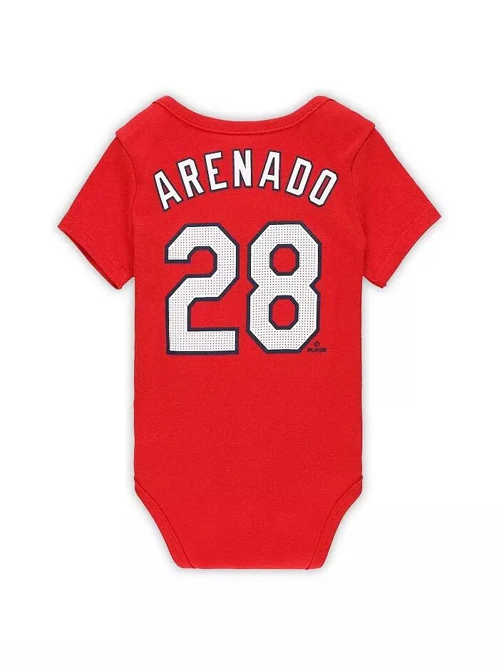 Боди для мальчиков и девочек Nolan Arenado Red St. Louis Cardinals Fuse Name Number Nike — изображение 2 из 3