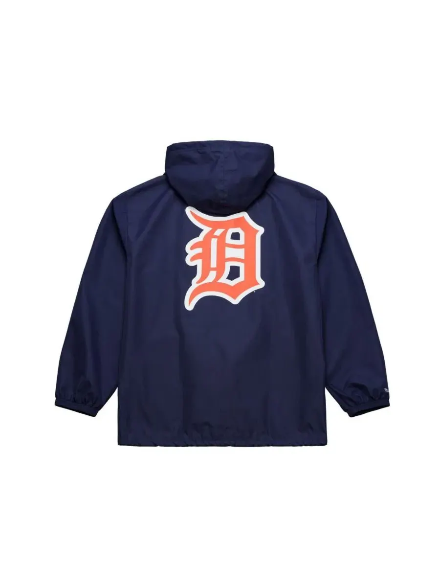 Куртка-бомбер с капюшоном Detroit Tigers Mitchell & Ness — изображение 2 из 4, темно-синий