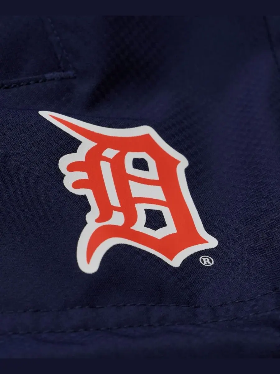 Куртка-бомбер с капюшоном Detroit Tigers Mitchell & Ness — изображение 4 из 4, темно-синий
