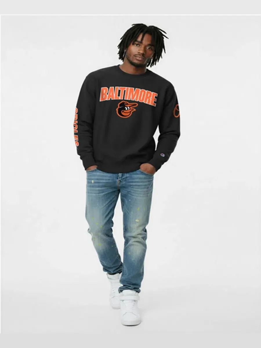 Толстовка на молнии Champion Reverse Weave с вышивкой — изображение 1 из 3, черный