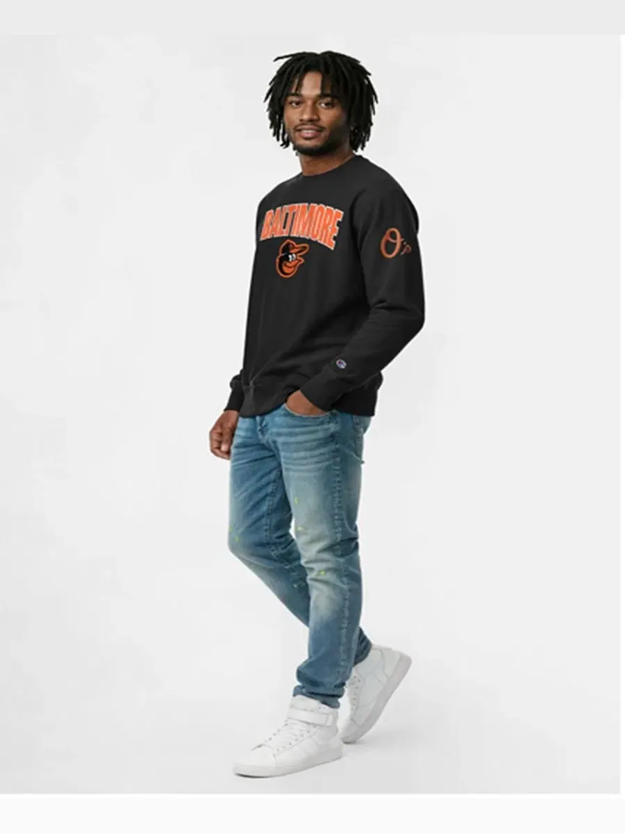 Толстовка на молнии Champion Reverse Weave с вышивкой — изображение 2 из 3, черный
