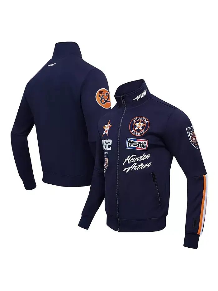 Мужская синяя худи Houston Astros Fast Lane на молнии Pro Standard — изображение 1 из 4