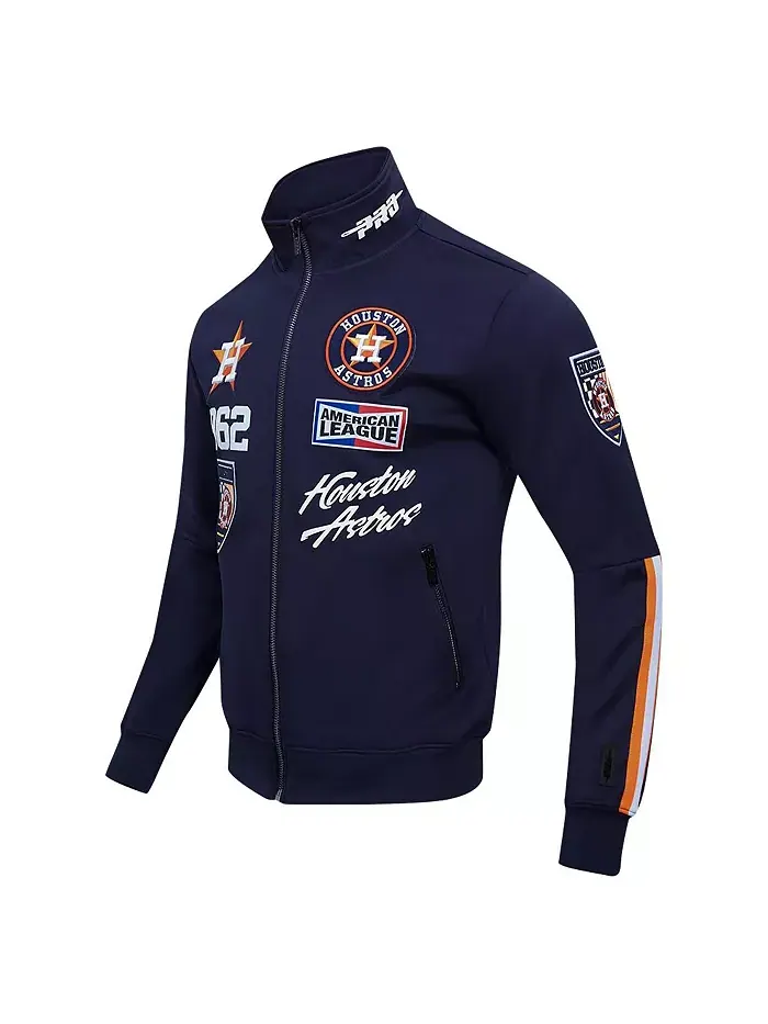 Мужская синяя худи Houston Astros Fast Lane на молнии Pro Standard — изображение 4 из 4