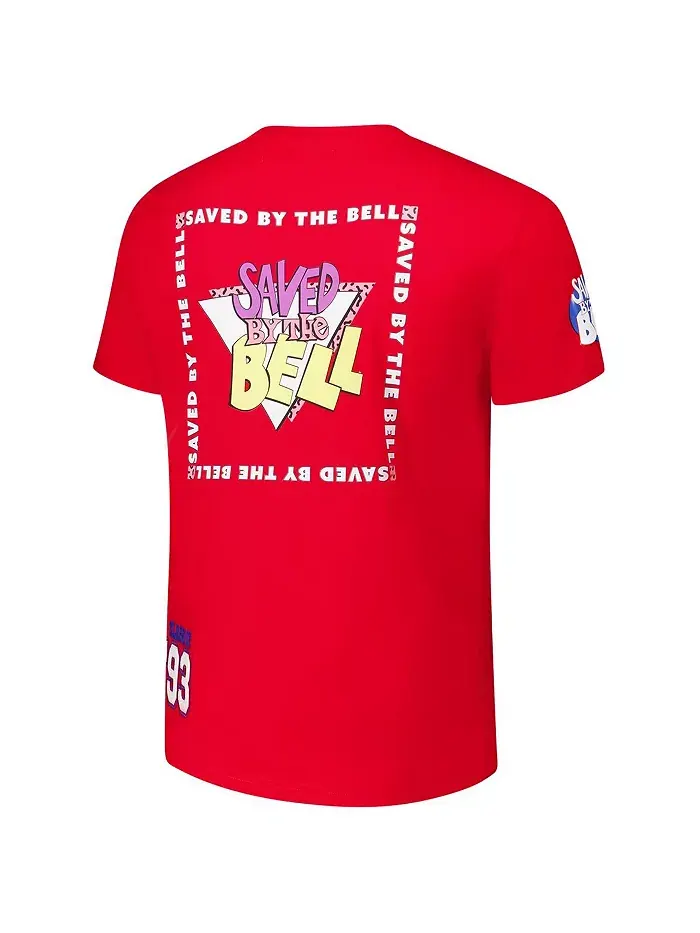 Мужская футболка красная Saved by the Bell Screech Freeze Max — изображение 2 из 3