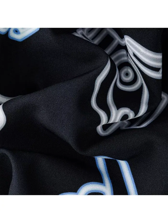 Мужские плавки Detroit Lions The Neon Lined Classic, 5.5", черные Chubbies — изображение 3 из 3