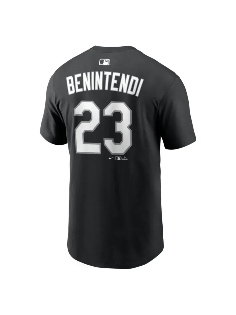 Футболка с длинным рукавом Andrew Benintendi Name & Number Nike — изображение 2 из 3, черный