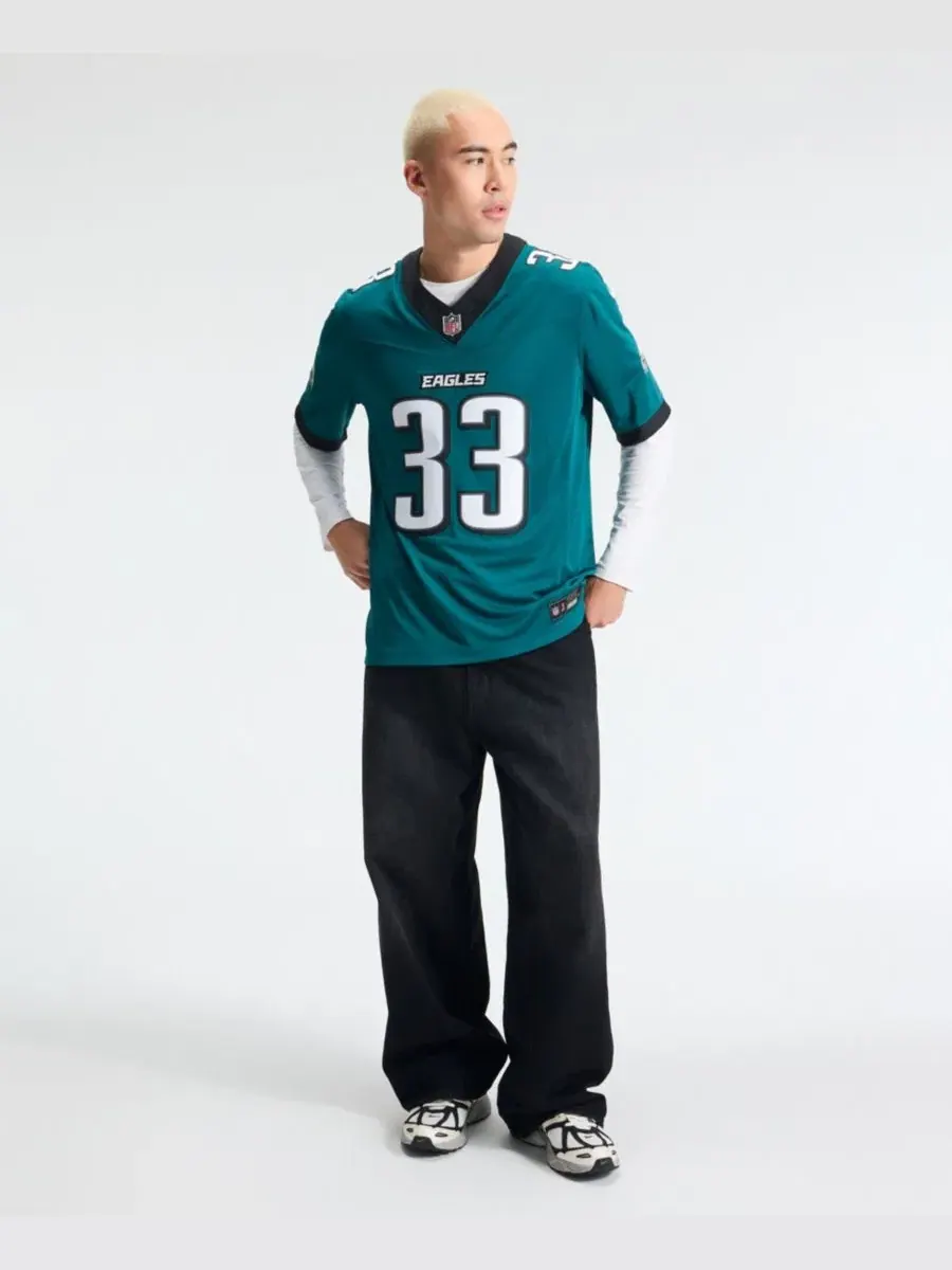 Мужская футболка Cooper DeJean Midnight Green Philadelphia Eagles Vapor F.U.S.E. Stitched Limited — изображение 3 из 5